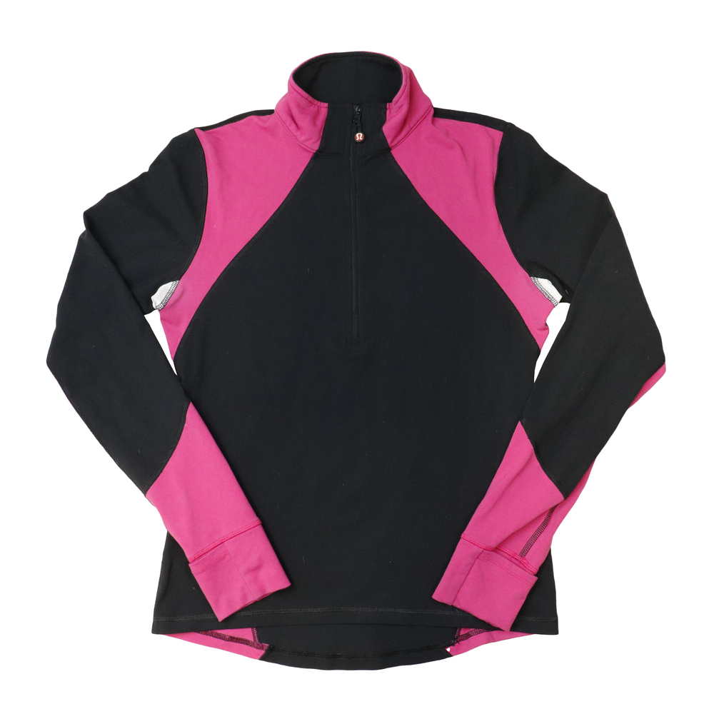 Lululemon Black/Pink Crewneck Size 8